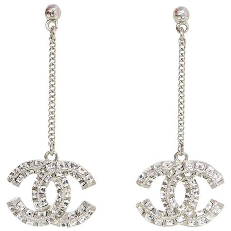 pawn chanel diamond earrings|pre owned chanel earrings.